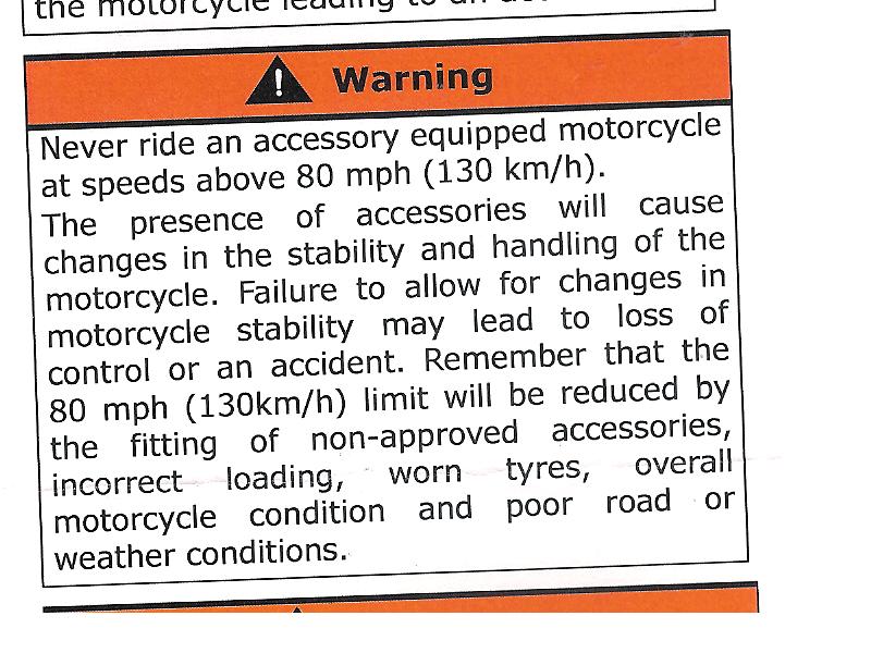 Warning