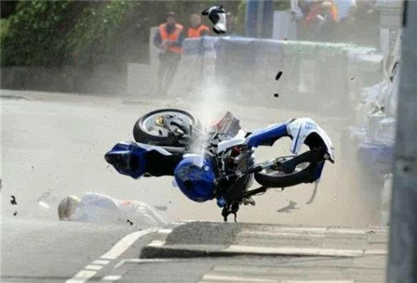 Guy Martin NW200 crash