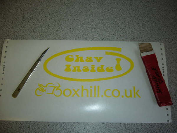 Special sticker for Shaz
