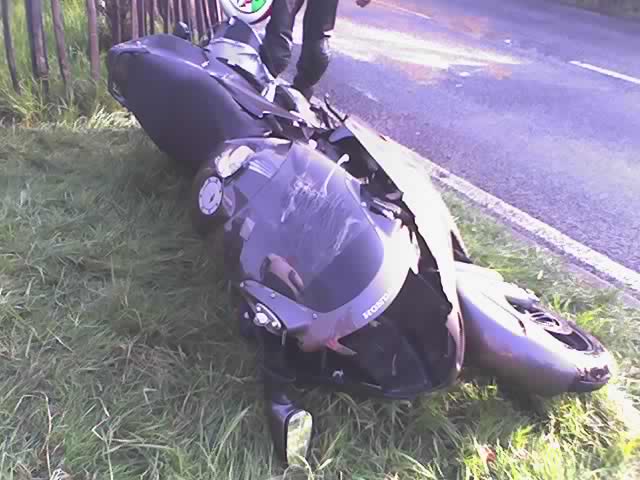 Blackbird Crash aftermath 2, whoever you are we hope you are OK ! Blackbird Crash aftermath 2, whoever you are we hope you are OK !