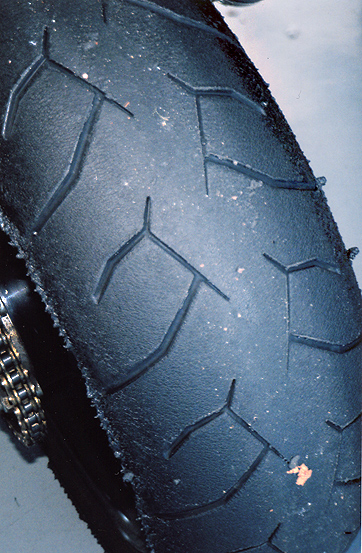 Magny Cours, rear tyre