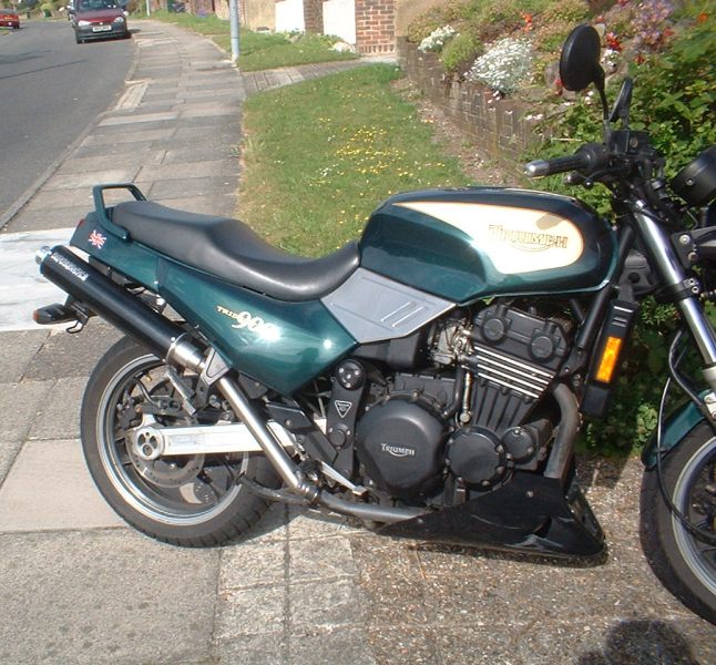 my Trident's new exhausts