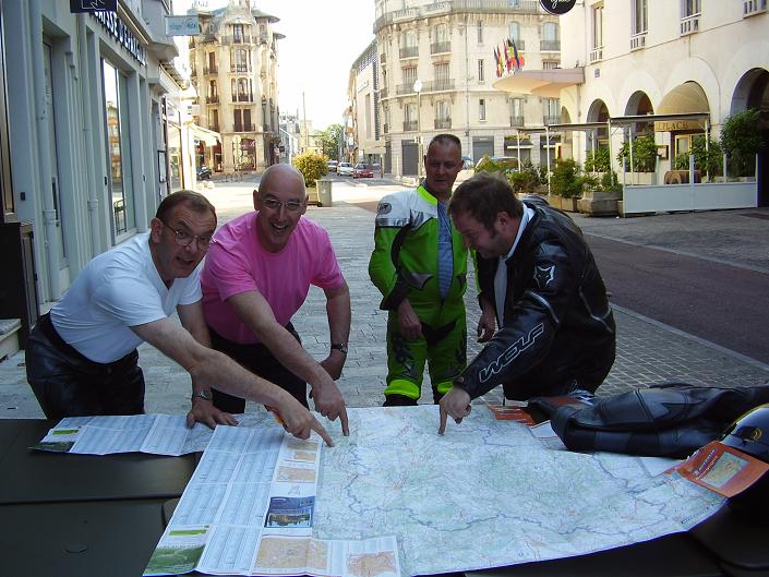 Sunday's route planning