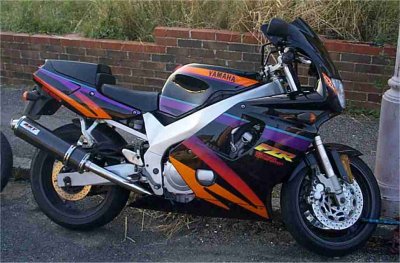 The FZR after the crash