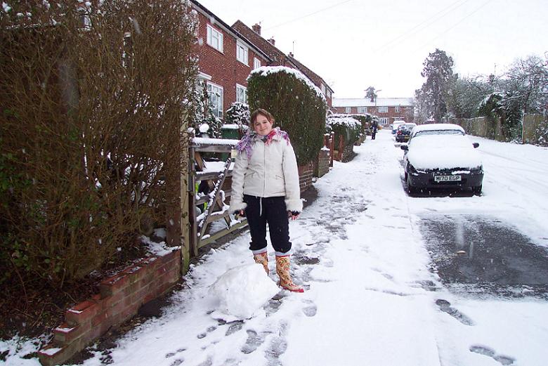 Skye, snow day!
