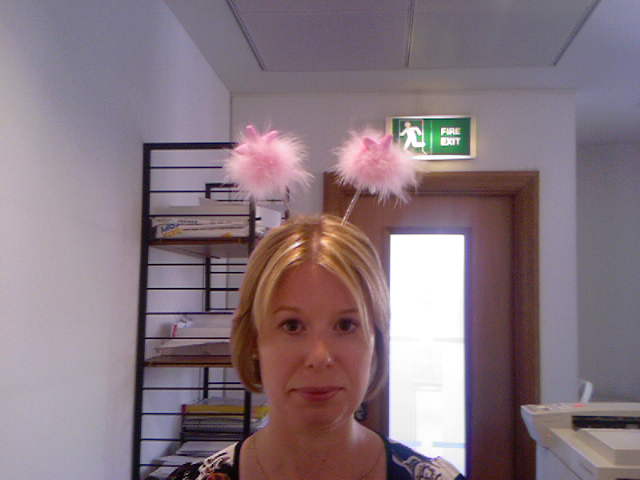 pink headgear