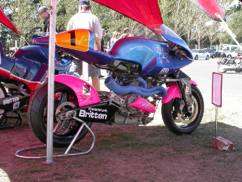 John Brittens hand built Ducati eater