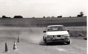 1st go at Rallying