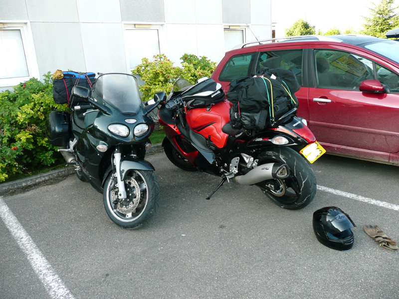 1st night's stop. Formula 1 at Troyes