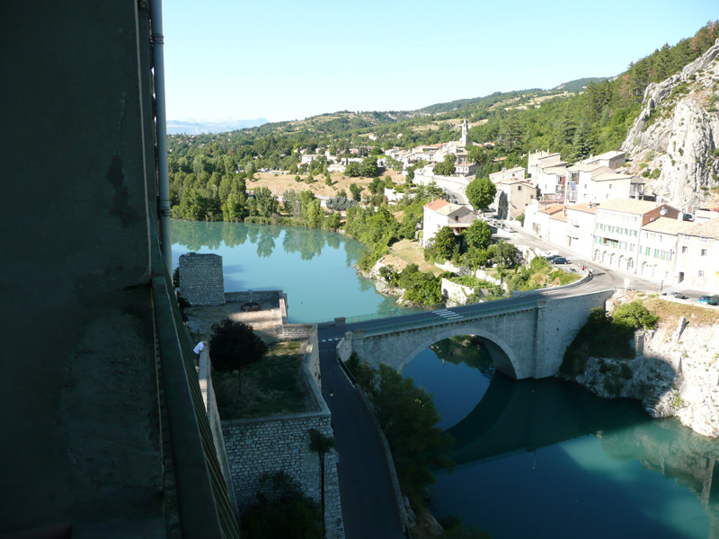 view from bedroom at sisteron