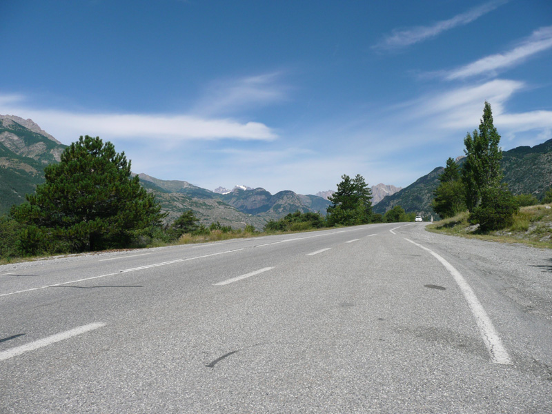 heading over hautes Alps to Italy