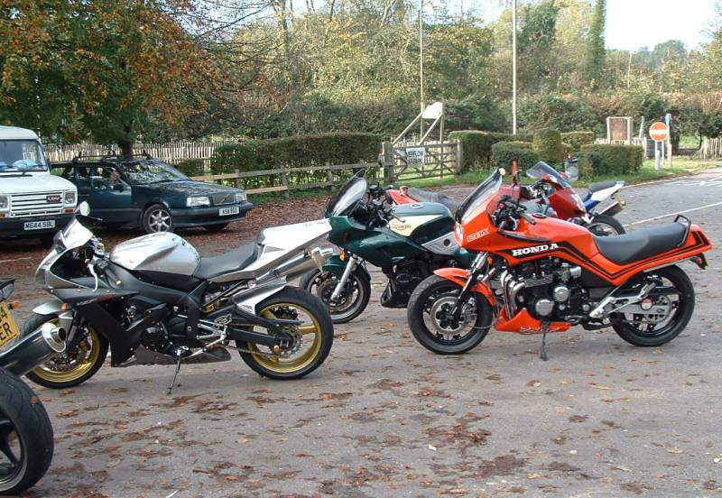 Mike, SB and BarryH's bikes