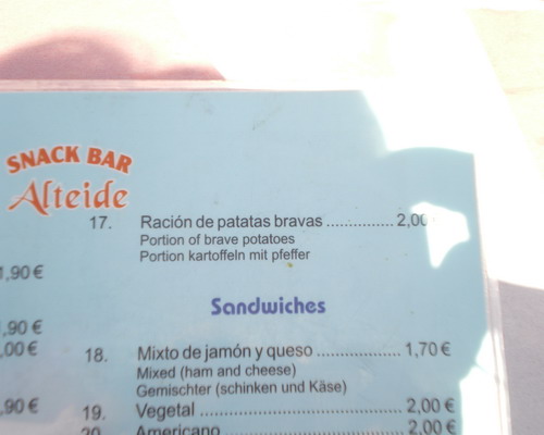 Menu Menu