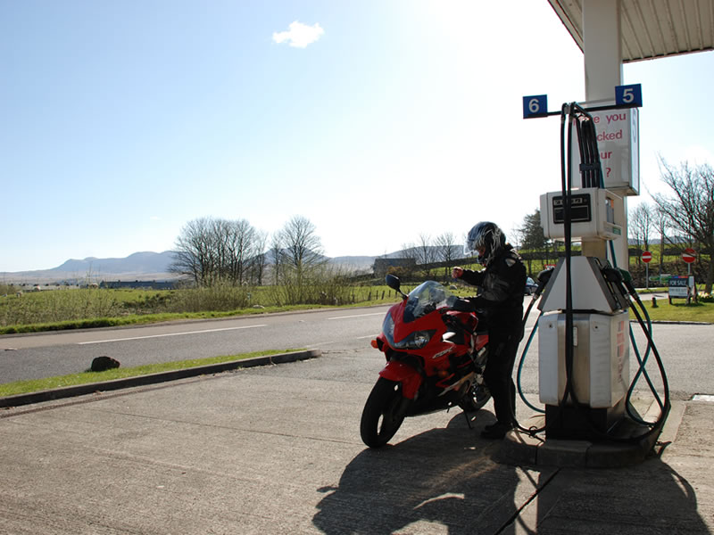 Expensive Petrol near Dolgellau (I think)