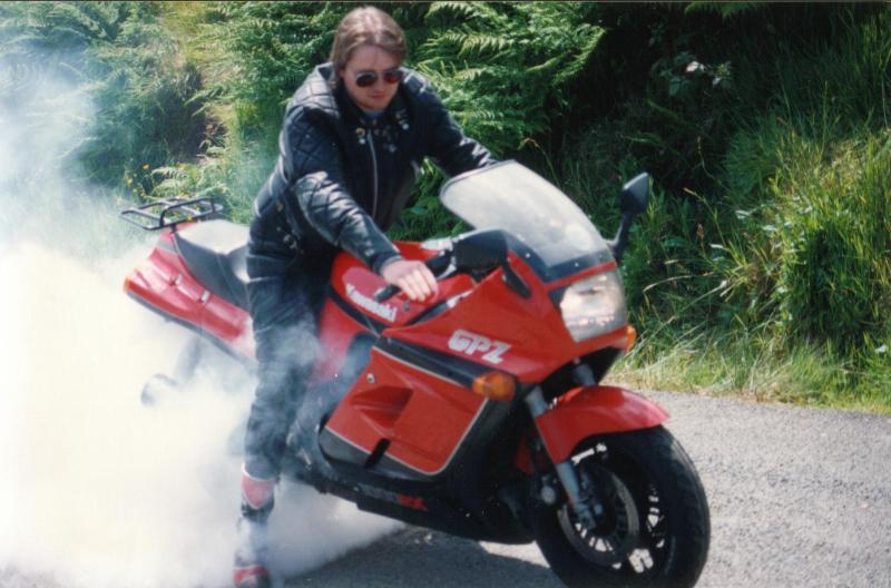 Showing a friend how to really do a burn out