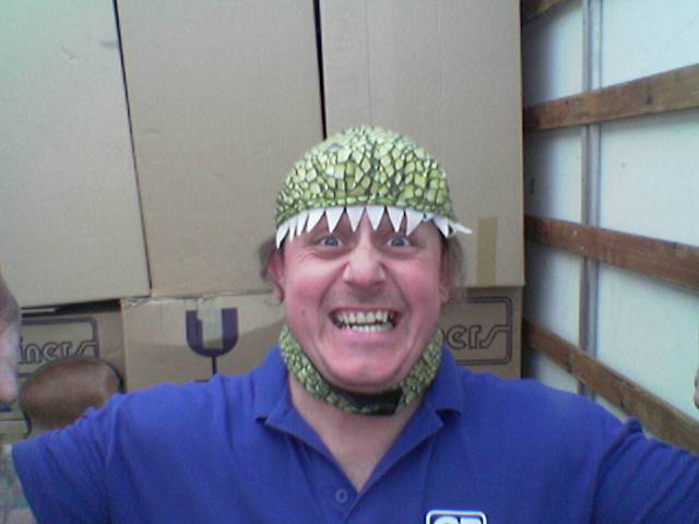 me at work