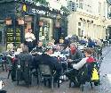 Some of the guys enjoying a nice cappucino in the lanes.