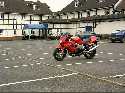 My Firestorm at Six Hills...
This is a bikers pub nr Melton Mowbray..Leics..
But as you can see...I'm the only one there!!!!